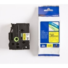 Cinta laminada BROTHER P-TOUCH TZE-661 - Negro / Amarillo - 36mm