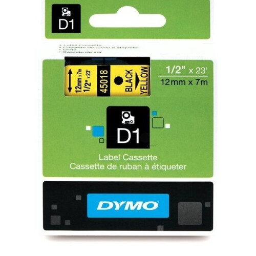 DYMO Dymo 45018 (S0720580) DirectLabel-etikettes, 12mm x 7m