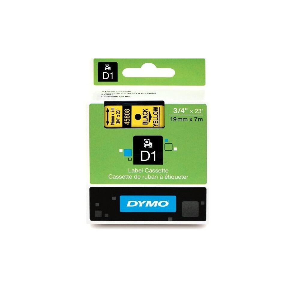 Dymo 45808 (S0720880) DirectLabel-etikettes, 19mm x 7m