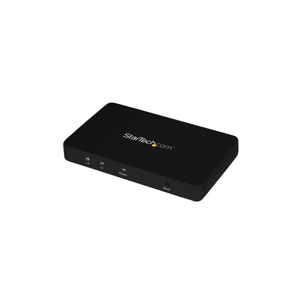 StarTech.com 4K HDMI 2-Port Video Splitter - 1x2 HDMI Splitter w/ Solid Aluminum Housing - 4K 30Hz