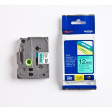 Cinta laminada Brother TZE731 - Negro sobre verde - 12mm x 8m