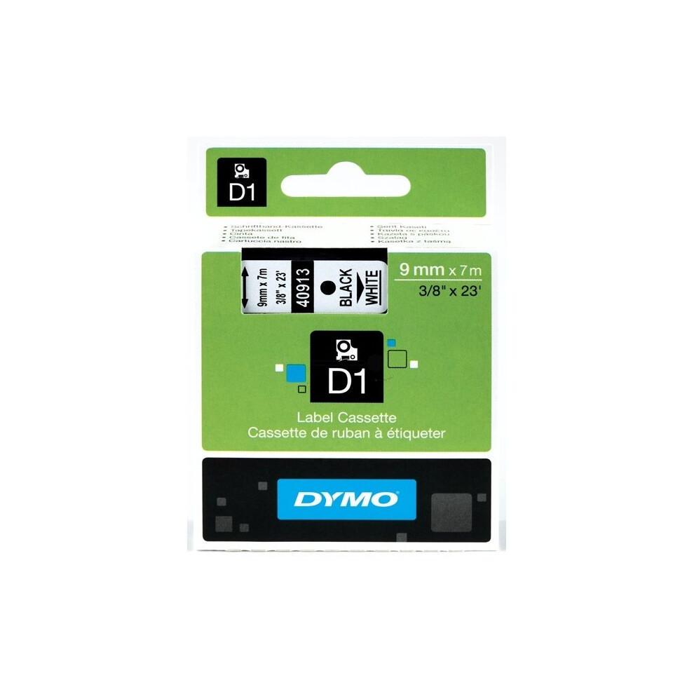 Dymo 40913 (S0720680) DirectLabel-etikettes, 9mm x 7m