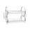 Premier Housewares 2-Tier Dish Drainer, White & Chrome 1