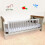 Safetots (White) Safetots Wooden Bed Rail 1