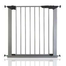 (Silver) Safetots No Screw Stair Gate