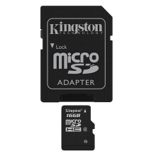 Kingston Technology 16Gb microSDHC 16GB MicroSDHC Flash Class 4 memory card