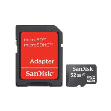 SANDISK Micro SDHC 32GB Kortti + SD-adapteri