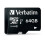 Verbatim 64GB Micro SD-Karte mit Adapter 10MB/s 1