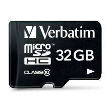Scheda di memoria Micro SDHC 32Go Classe 10 con adattatore SD gratuito