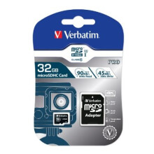 Scheda di Memoria Verbatim Pro 32GB microSDHC UHS Classe di Velocità 3
