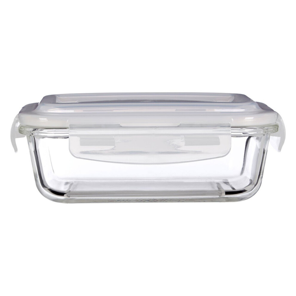 Premier Housewares Freska 640 Ml Glass Container, Clear