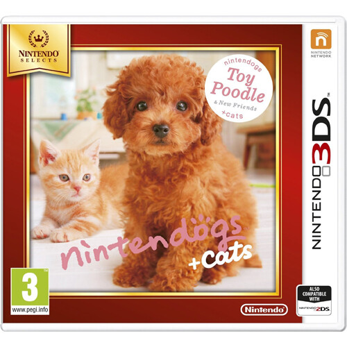 Nintendo 3DS Nintendogs and Cats (Poodle Plus NF) Selects Edition Nintendo 3DS Game