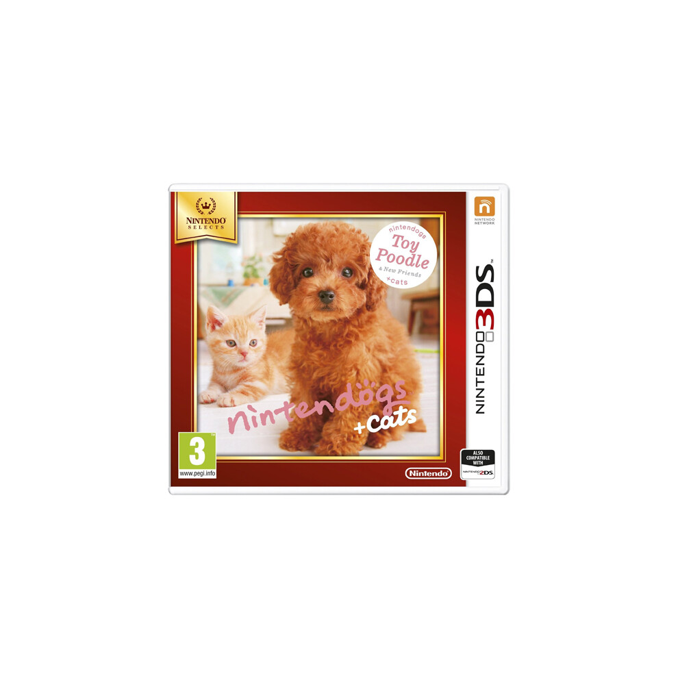 3DS Nintendogs and Cats (Poodle Plus NF) Selects Edition Nintendo 3DS Game