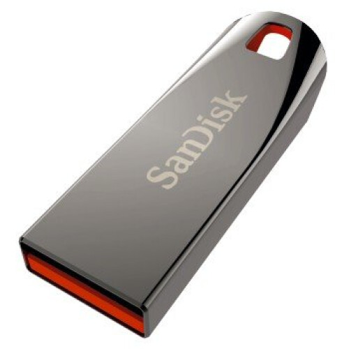 Refurbished SanDisk Sandisk CRUZER FORCE 64GB USB 2.0 Type-A Metallic USB flash drive