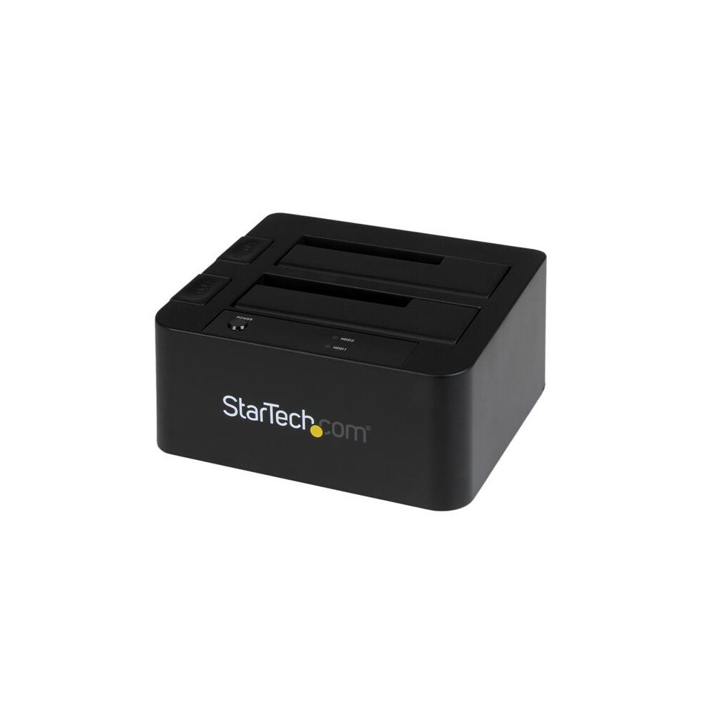 Startech.com Usb 3.0 / Esata Dual Hard Drive Docking Station With Uasp For 2.5/3.5In Sata Ssd / Hdd - Sata 6 Gbps