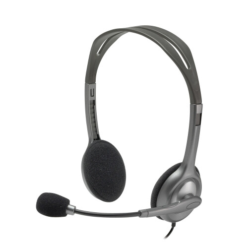 Logitech Logitech H111 Binaural Head-band Grey headset