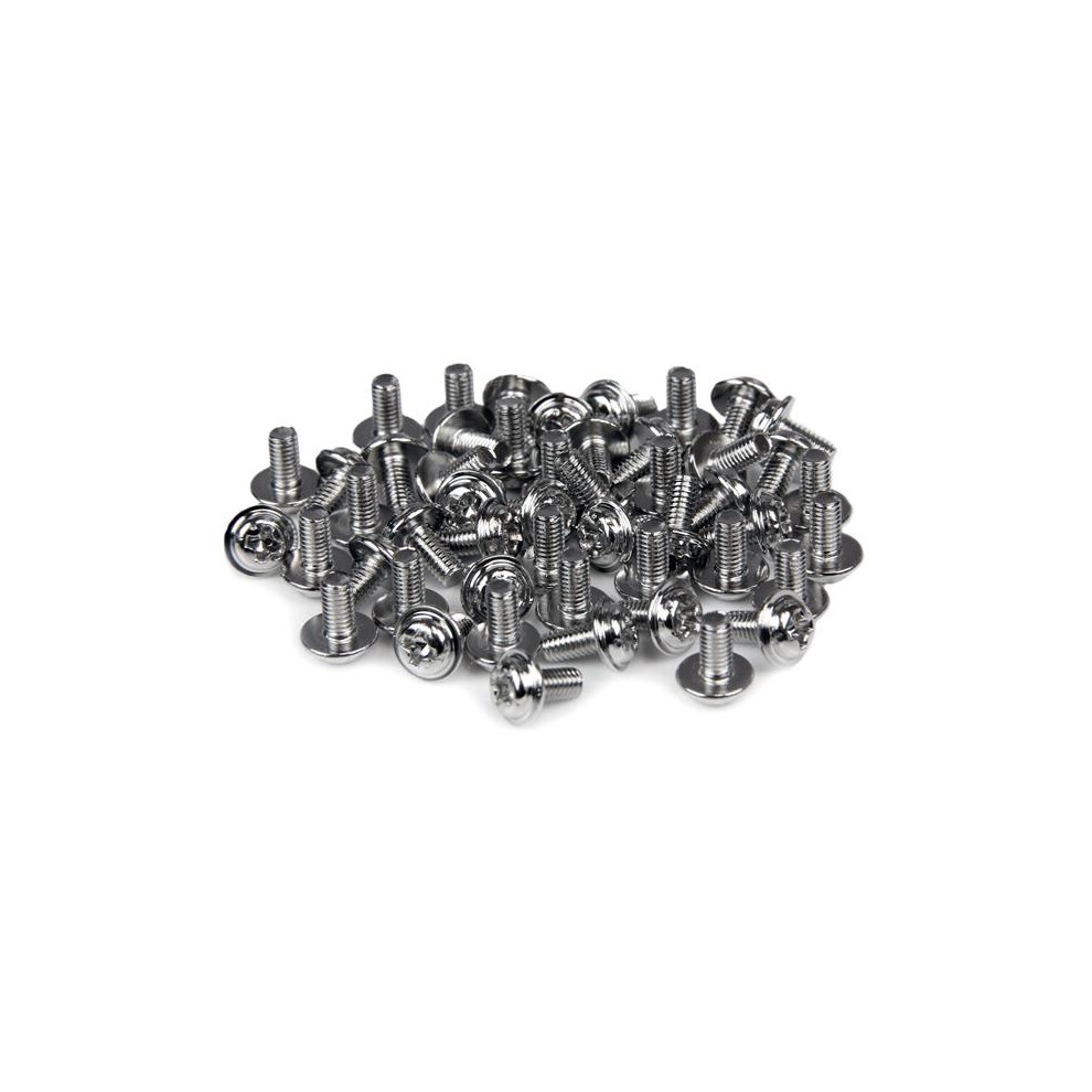 StarTech.com PC Mounting Computer Screws M3 x 1/4in Long Standoff - 50 Pack