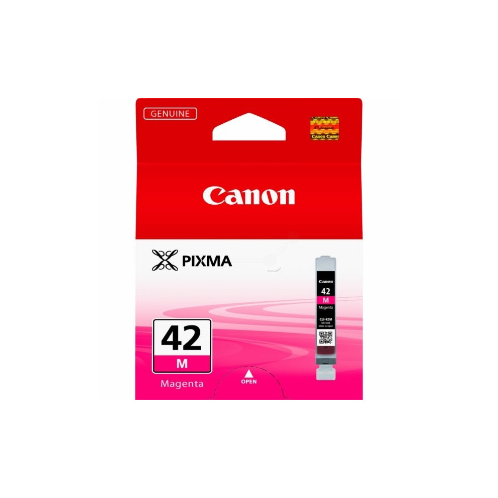 Canon 6386B001 (Cli-42 M) Ink Cartridge Magenta, 13Ml Pink