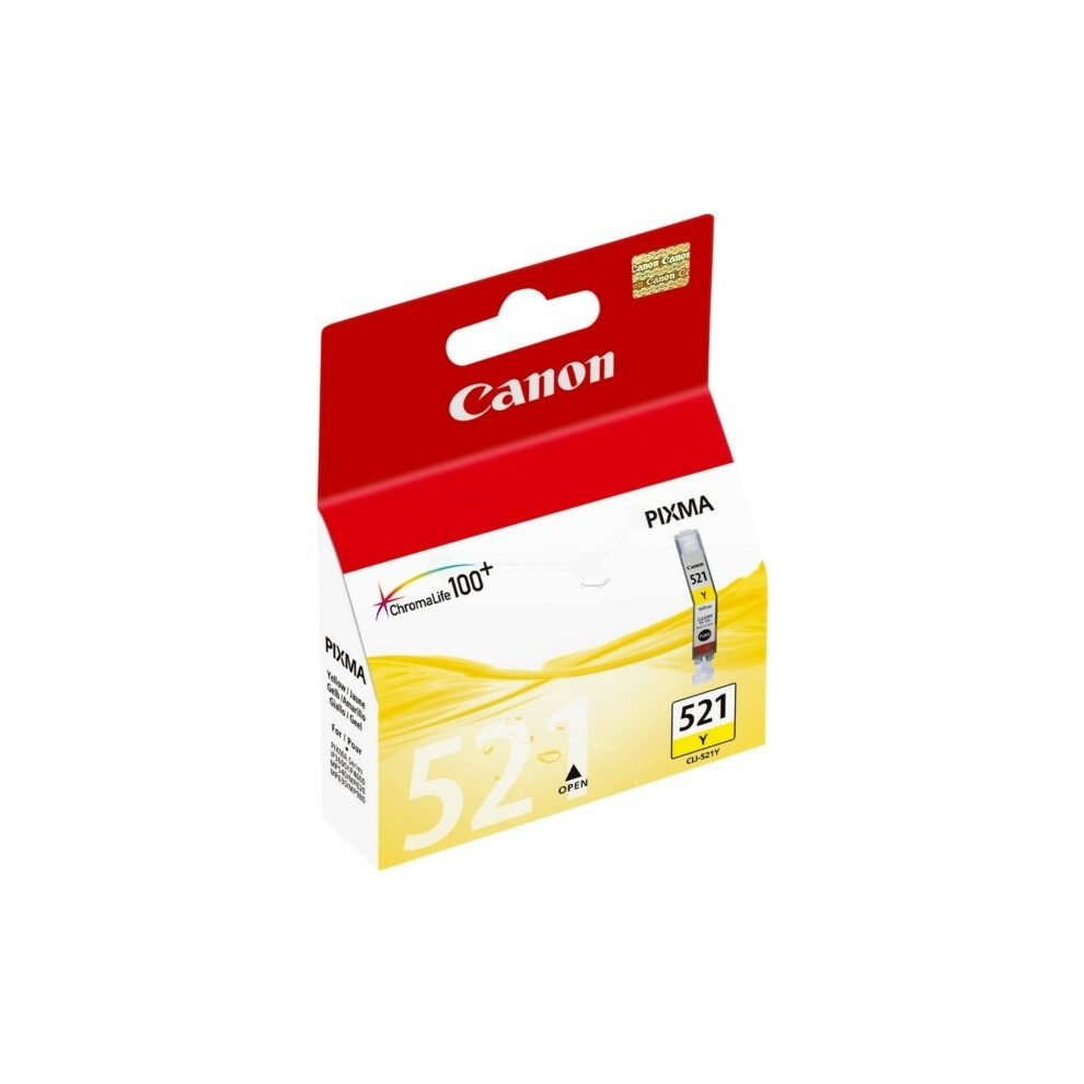 Canon 2936B001 (521 Y) Ink cartridge yellow, 477 pages, 9ml