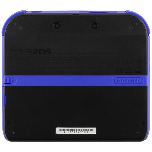 Refurbished Nintendo Nintendo 2DS Handheld ConsoleBlack/Blue + Pre-installed Mario Kart 7 3DS Bundle 2