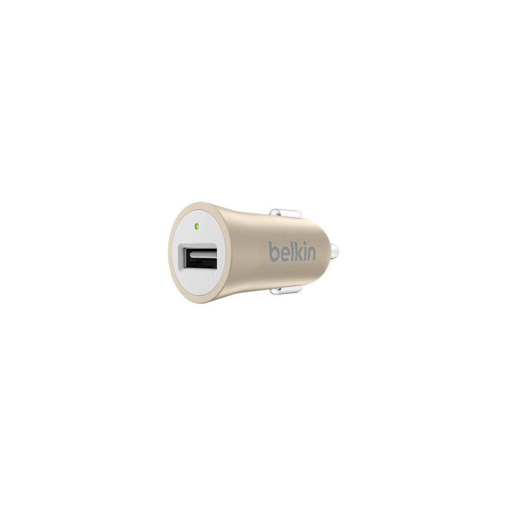 Belkin Prem Car Charger 2.4A Gold