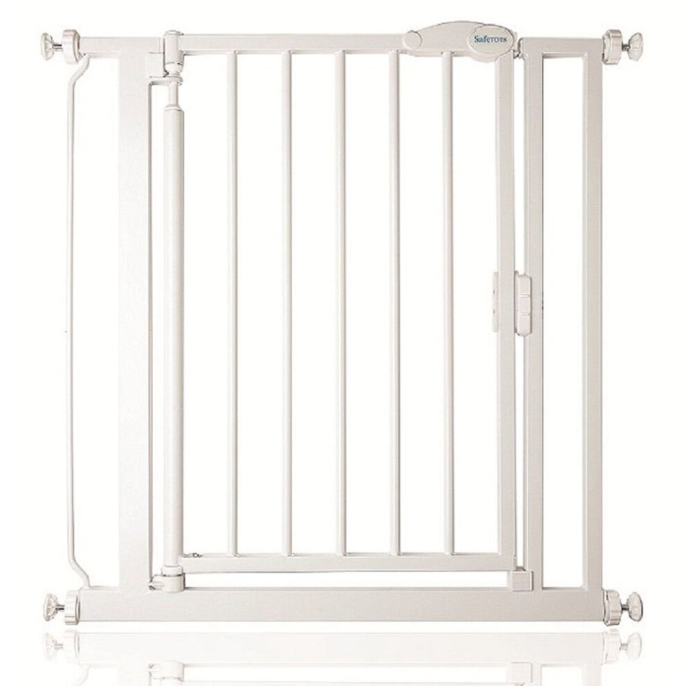 (Standard 75cm-82cm) Safetots Self Closing Gate White