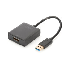 Adattatore HDMI - Digitus - DA-70841 - 1x USB 3.0 maschio - 1x HDMI femmina - Schermato