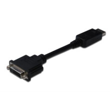 Digitus AK-340401-001-S DP DVI Black cable interface/gender adapter