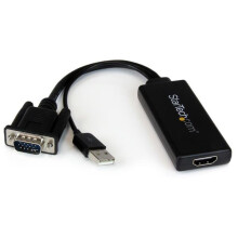VGA naar HDMI Adapter - STARTECH.COM - 1080p - Audio - USB Voeding - Zwart