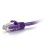 C2G 1m Cat5e Booted Unshielded (UTP) Network Patch Cable - Purple 2