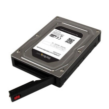 StarTech.com Caja adaptadora de aluminio para HDD/SSD SATA de 2,5" a 3,5" de hasta 12,5 mm (25SAT35HDD)