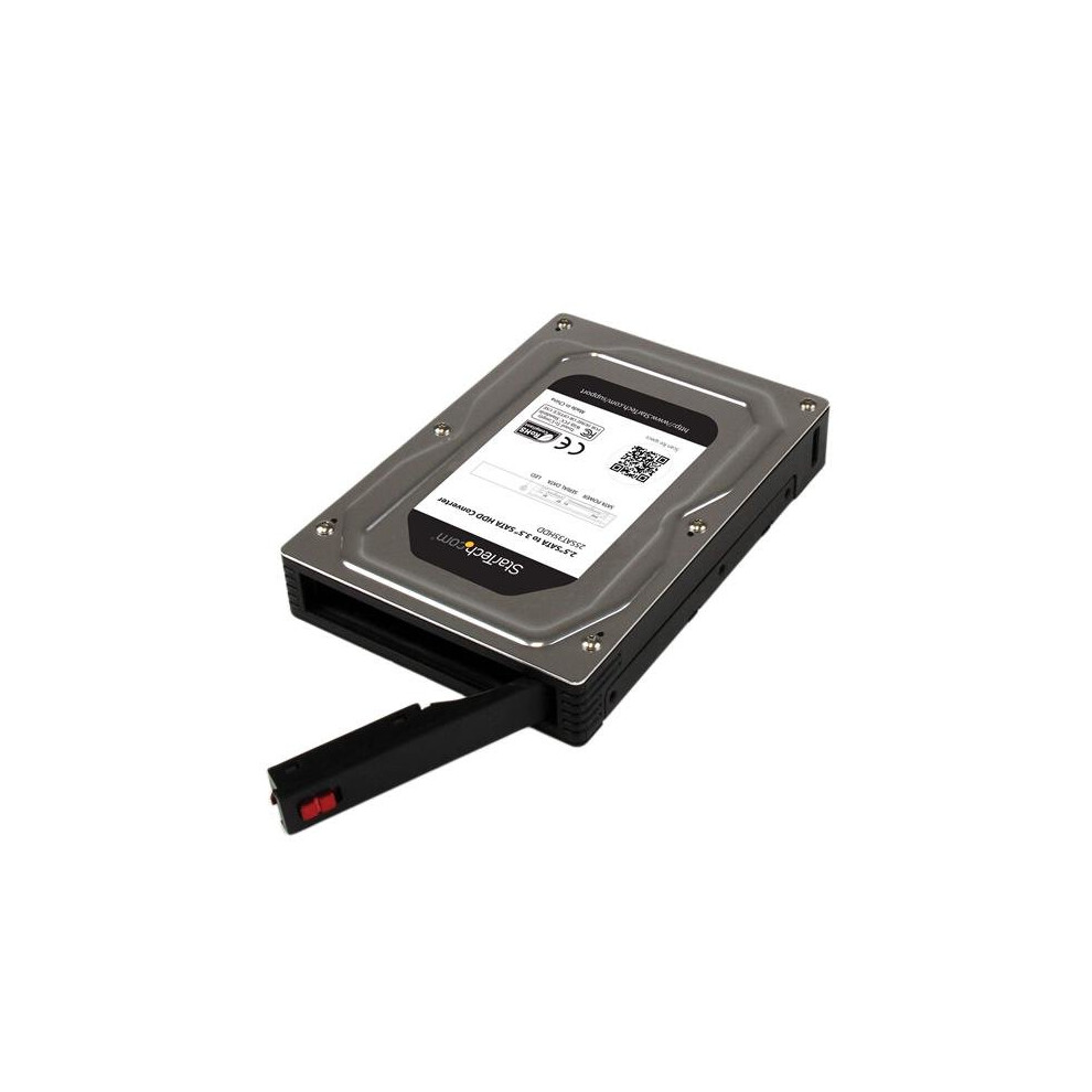 StarTech.com 2.5" to 3.5" SATA Aluminum Hard Drive Adapter Enclosure with SSD / HDD Height up to 12.5mm