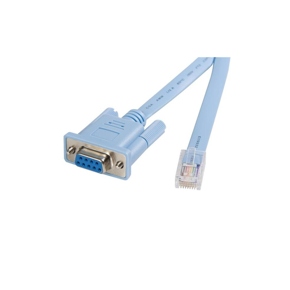 StarTech.com 6 ft RJ45 to DB9 Cisco Console Management Router Cable - M/F