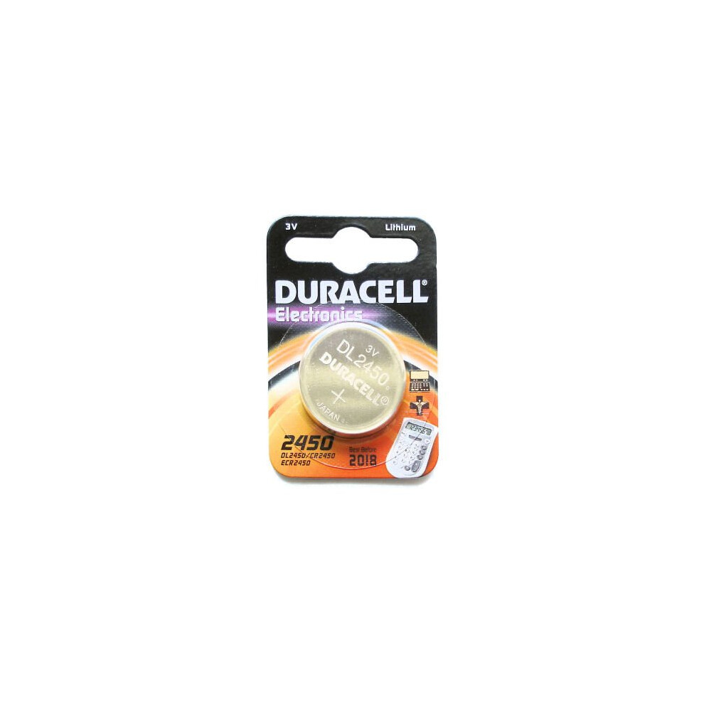 Duracell DL2450 Lithium 3V non-rechargeable battery