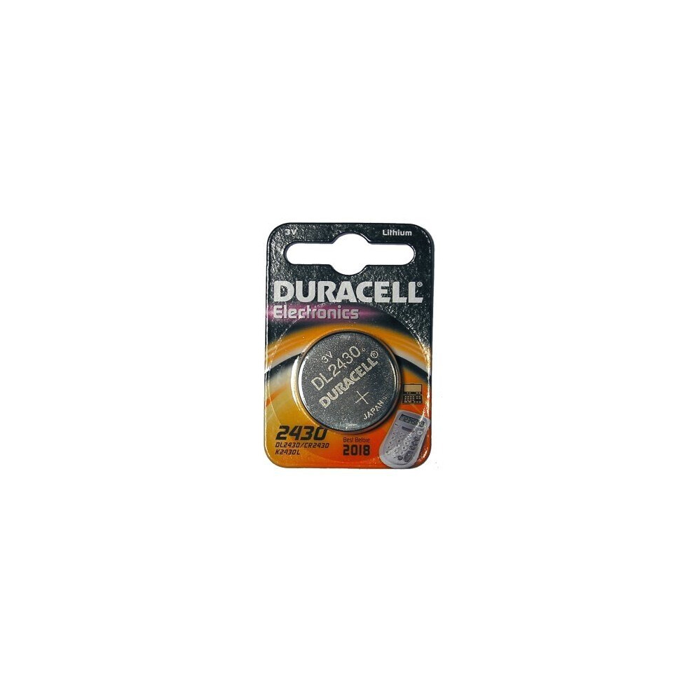 Duracell Dl2430 Lithium 3V Non-Rechargeable Battery