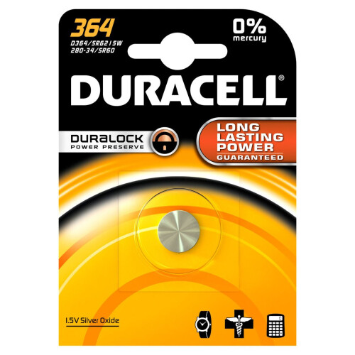 Duracell Duracell 364 Silver-Oxide 1.5V non-rechargeable battery