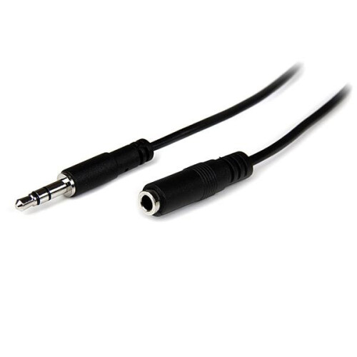 StarTech.com StarTech.com 1m Slim 3.5mm Stereo Extension Audio Cable - M/F