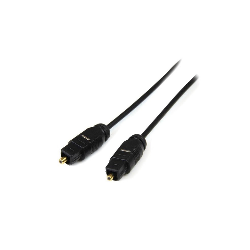 Startech.com 15 Ft Thin Toslink Digital Optical Spdif Audio Cable