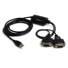 FTDI USB naar RS232 serie adapter 2 poorten - FTDI USB naar serie adapter met 2 poorten en COM-memorisatie - ICUSB2322F