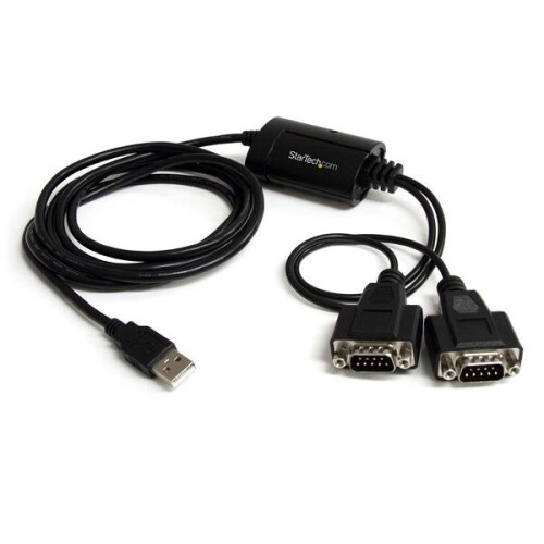 StarTech.com StarTech.com 2 Port FTDI USB to Serial RS232 Adapter Cable with COM Retention