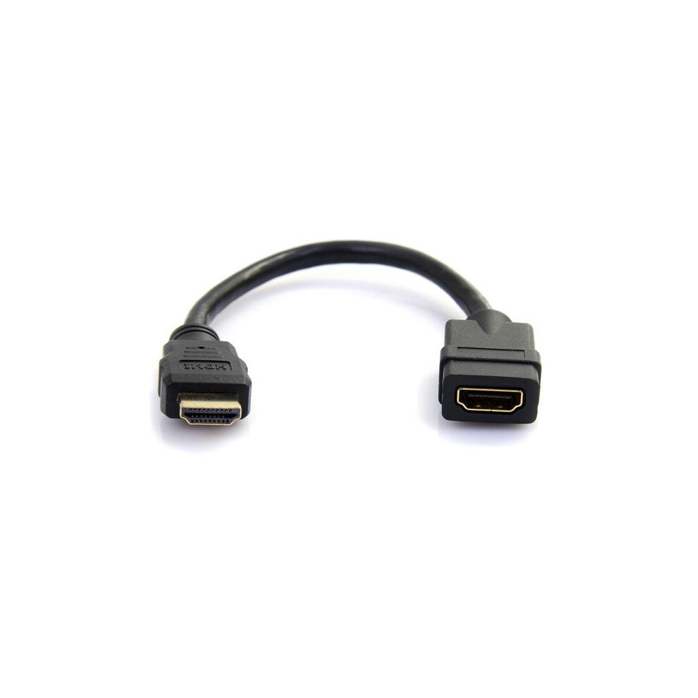 StarTech.com 6in High Speed HDMI Port Saver Cable M/F - Ultra HD 4k x 2k HDMI Cable