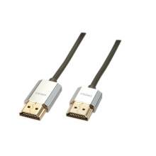 Lindy CROMO Slim A/D nagysebességű HDMI kábel, 3m, 41678