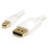 StarTech.com StarTech.com 2m (6 ft) White Mini DisplayPort to DisplayPort 1.2 Adapter Cable M/M - DisplayPort 4k 1