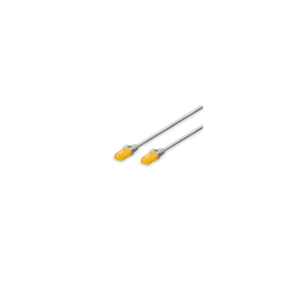 Digitus Dk-1613-A-005 0.5M Cat6a U/Utp (Utp) Networking Cable Grey/Yellow 4016032378365