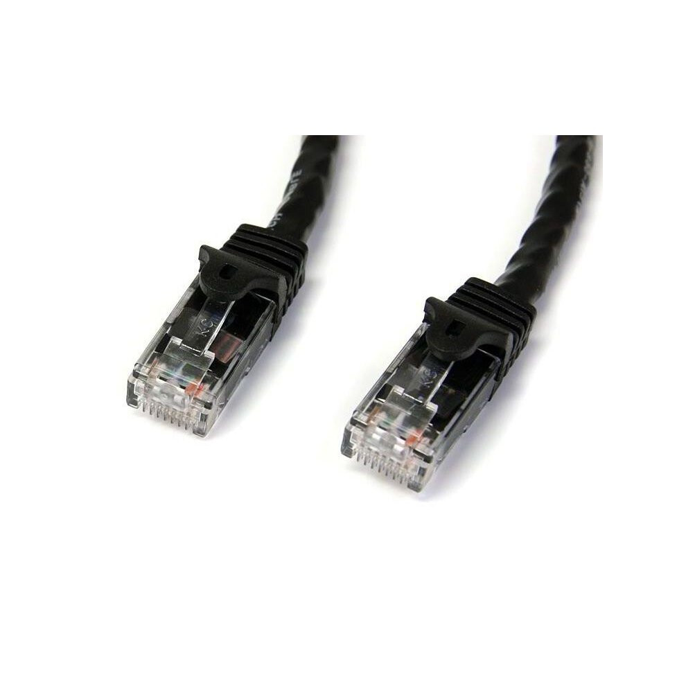 Startech.com Black Gigabit Snagless Rj45 Utp Cat6 Patch Cable - 3 Patch Cord 3M