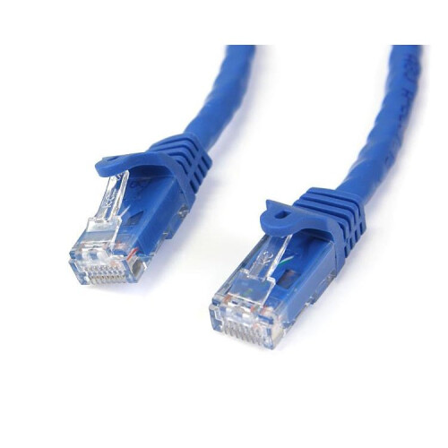 StarTech.com StarTech.com 1m Blue Gigabit Snagless RJ45 UTP Cat6 Patch Cable - 1 m Patch Cord