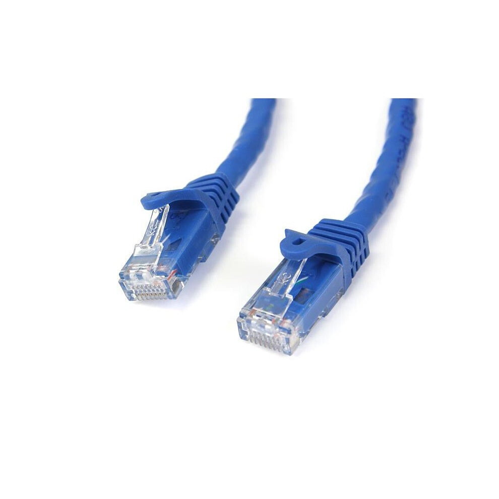 StarTech.com 0.5m Blue Gigabit Snagless RJ45 UTP Cat6 Patch Cable - 0,5 m Patch Cord