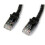 StarTech.com StarTech.com 2m Black Gigabit Snagless RJ45 UTP Cat6 Patch Cable - 2 m Patch Cord 1