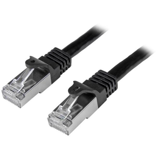 StarTech.com 3 m geschirmtes SFTP Cat6 Netzwerkkabel - STARTECH - M/M - Schwarz