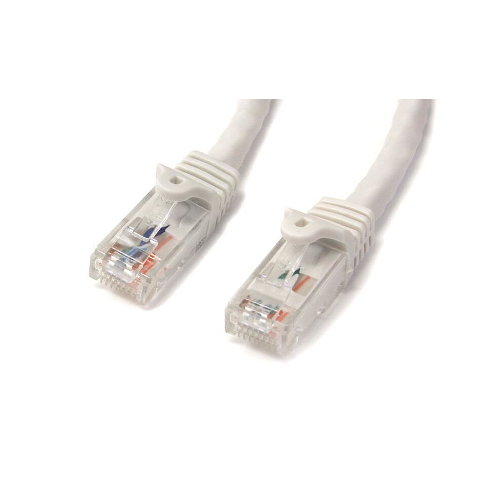 StarTech.com 5m White Gigabit Snagless RJ45 UTP Cat6 Patch Cable - 5 m Patch Cord